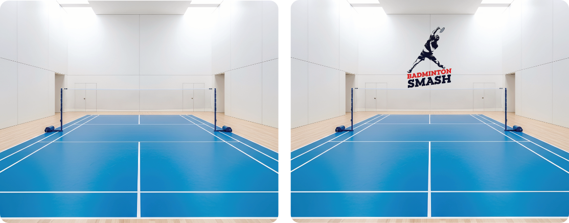 Indoor Sports Hall Wall Graphic